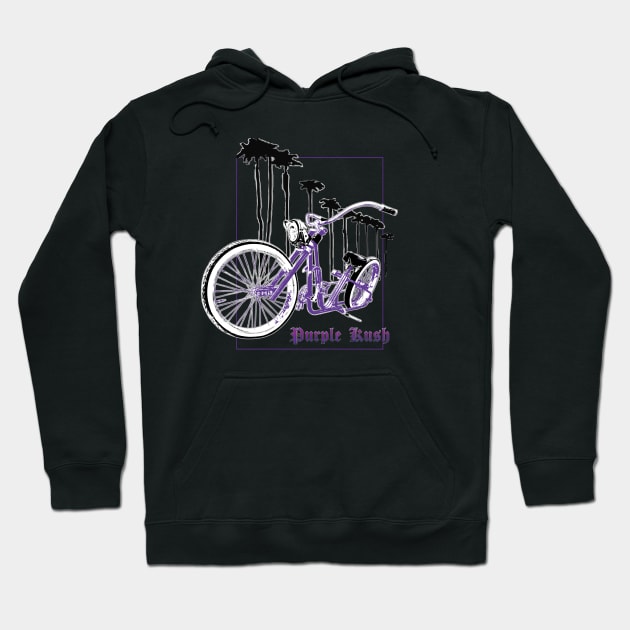 Purple Kush - Custom Lowrider Hoodie by SkelliRelli